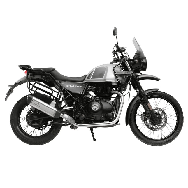 Red Rooster Vertex Exhaust – Matte for Royal Enfield Himalayan / Scram 411 Red Rooster