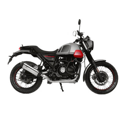 Red Rooster Vertex Exhaust – Polish Finish for Royal Enfield Himalayan / Scram 411