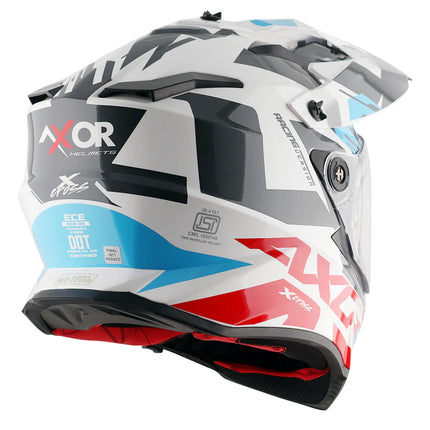 Axor X-Cross X1 Dual Visor Helmet (ECE/DOT/ISI)