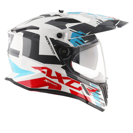Axor X-Cross X1 Dual Visor Helmet (ECE/DOT/ISI)