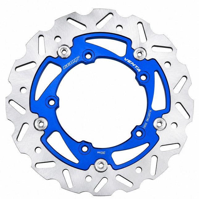 66bhp Venta floating front brake disc for Yamaha R15 V3, petal profile detail