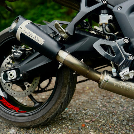 Barrel Outlaw 2.0 Full System Exhaust for Triumph Trident 660, Tiger Sport 660 and Daytona 660 - image 3