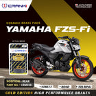 Ceramic Brake Pads For Yamaha FZS-Fi - Rear - CRM234 - 1 Set - CRANK1