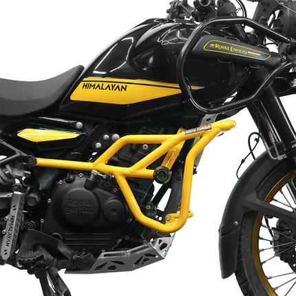 Moto Torque Himalayan 450 Panther Crash Guard Yellow 25mm CR mild steel