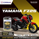 Ceramic Brake Pads For Yamaha FZ25 - Rear - CRM234 - 1 Set - CRANK1