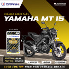 Ceramic Brake Pads For Yamaha MT-15 - Rear - CRM234 - 1 Set - CRANK1