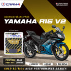 Ceramic Brake Pads For Yamaha R15 V2 - Rear - CRM761 -  1 Set - CRANK1