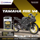Ceramic Brake Pads For Yamaha R15 V4 (2022-2023) - Rear - CRM234 - 1 Set - CRANK1