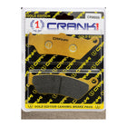 CRANK1 Brake Pads for Yezdi Roadster, Ceramic, Front & Rear, in retail packaging