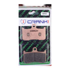 CRANK1 Brake Pads for Kawasaki Z900RS Cafe, Sintered, Front & Rear, in retail packaging
