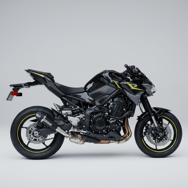 Barrel Outlaw V2 Exhaust for Kawasaki Z900 with Link Pipe - image 1