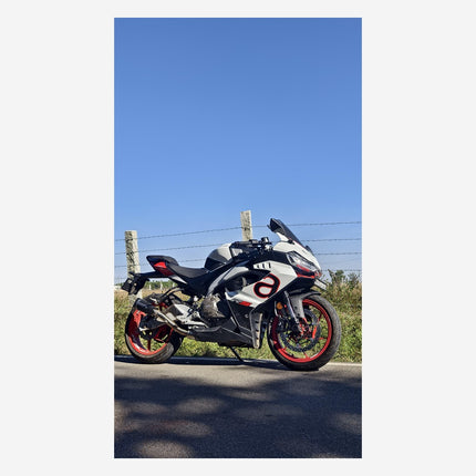 Aprilia RS 457 with Barrel Outlaw 2.0 performance exhaust