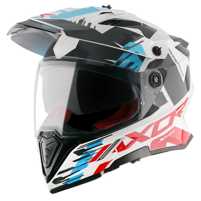 Axor X-Cross X1 Dual Visor Helmet (ECE/DOT/ISI) Axor