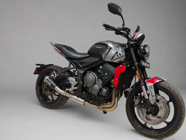 Barrel Outlaw 2.0 Full System Exhaust for Triumph Trident 660, Tiger Sport 660 and Daytona 660 - image 1