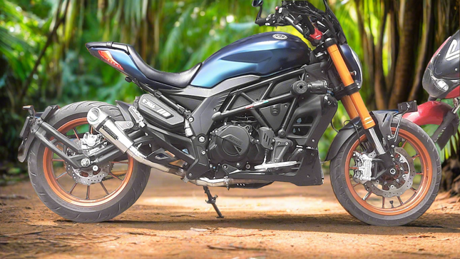 Barrel Outlaw Exhaust for Benelli 502C with Mid / Link Pipe - image 2