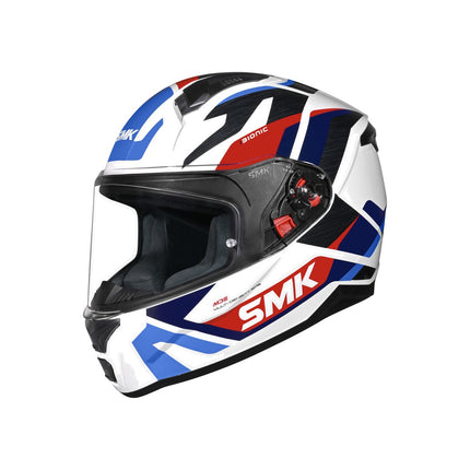 SMK Bionic Adult Full Face Helmet - Kore GL153 - Blue Red - iso