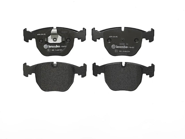 Brembo P06021 brake pads, top view