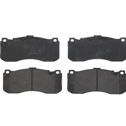 Brembo P06041 brake pads, top view