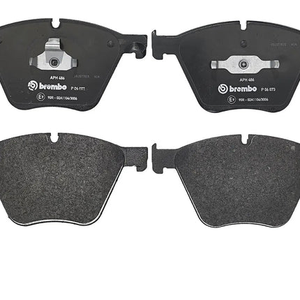 Brembo P06073 brake pads, top view