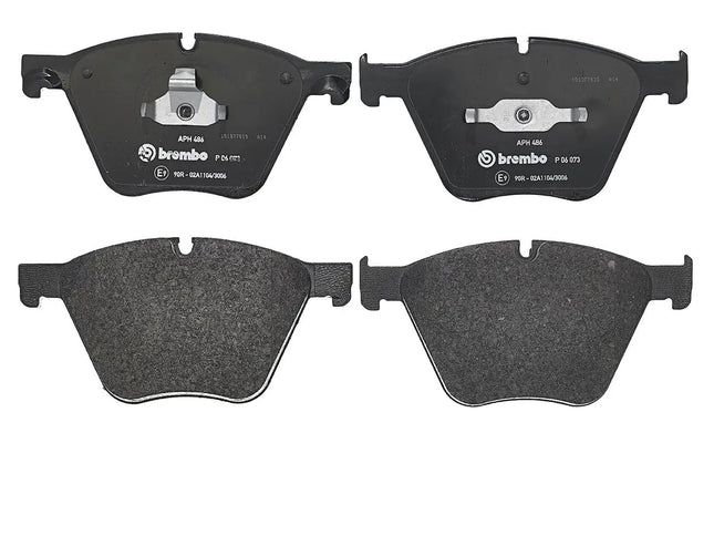 Brembo P06073 brake pads, top view