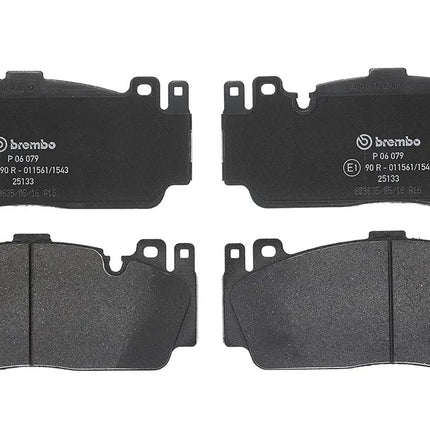 Brembo P06079 brake pads, top view
