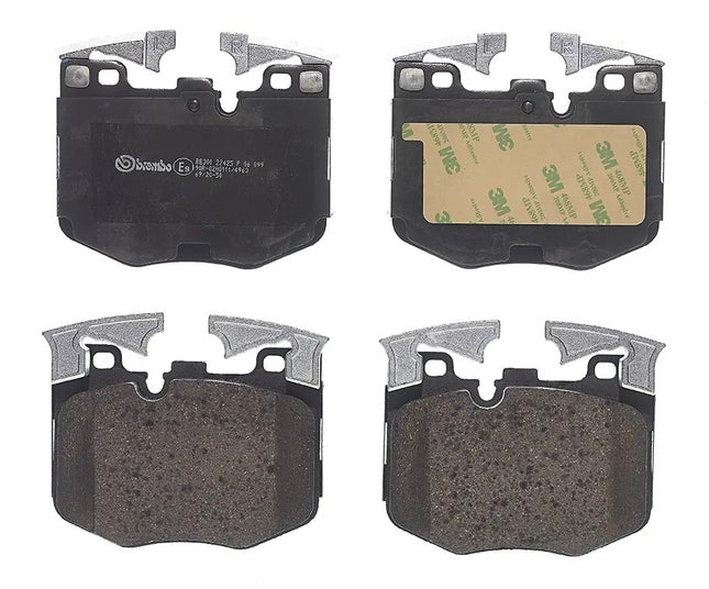 Brembo P06099 brake pads, top view