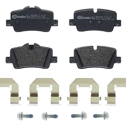Brembo P06113 brake pads, top view