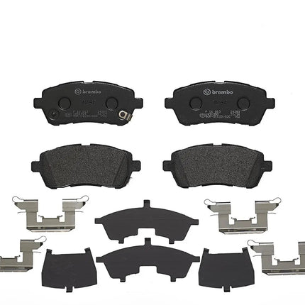 Brembo P16013 brake pads, top view