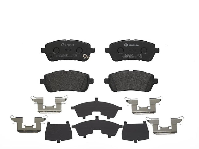 Brembo P16013 brake pads, top view