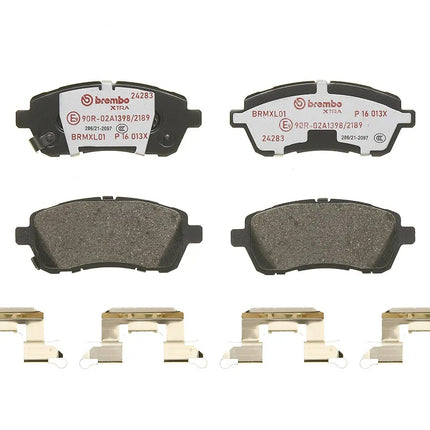 Brembo P16013X brake pads, top view