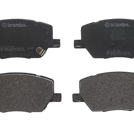 Brembo P23164 brake pads, top view