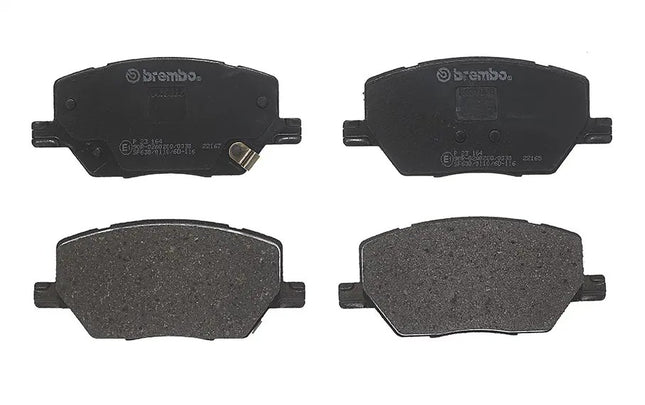 Brembo P23164 brake pads, top view