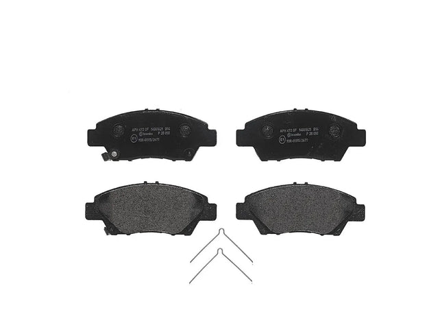 Brembo P28050 brake pads, top view