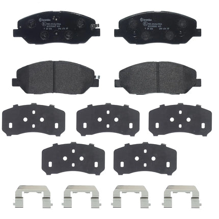 Brembo P30036 brake pads, top view