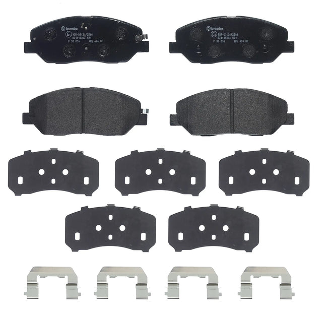 Brembo P30036 brake pads, top view