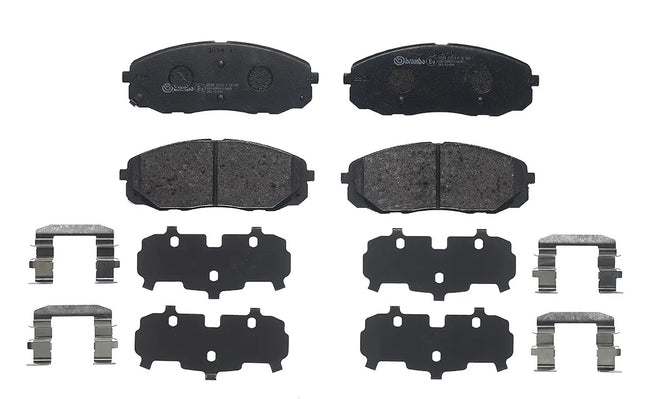 Brembo P30095 brake pads, top view