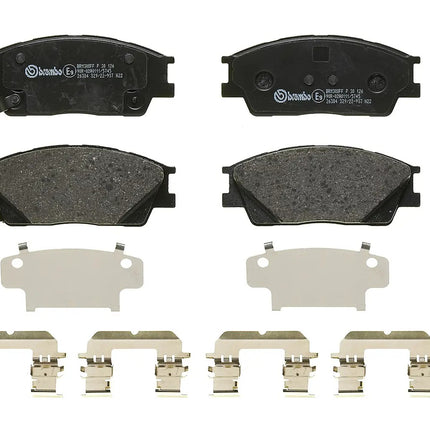 Brembo P30126 brake pads, top view