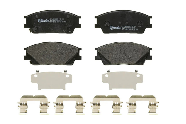 Brembo P30126 brake pads, top view