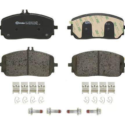 Brembo P50152 brake pads, top view