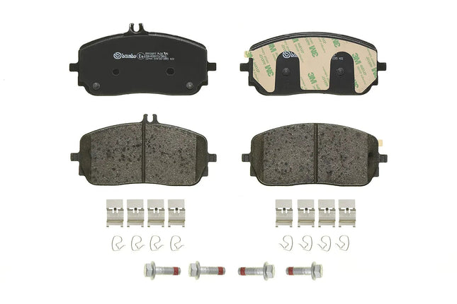Brembo P50152 brake pads, top view