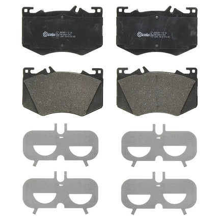 Brembo P50166 brake pads, top view