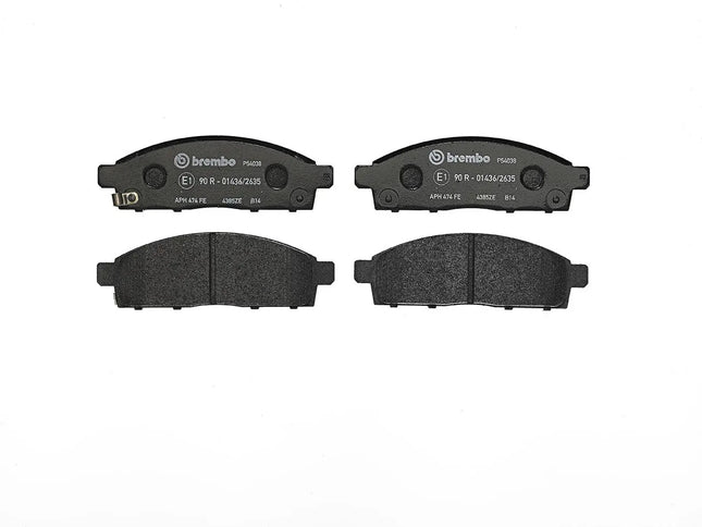 Brembo P54038 brake pads, top view