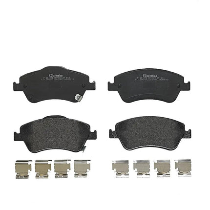 Brembo P83079 brake pads, top view