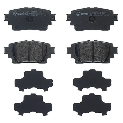 Brembo P83174 brake pads, top view