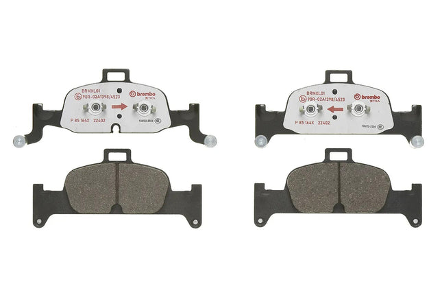 Brembo P85164X brake pads, top view