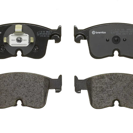 Brembo P85199 brake pads, top view
