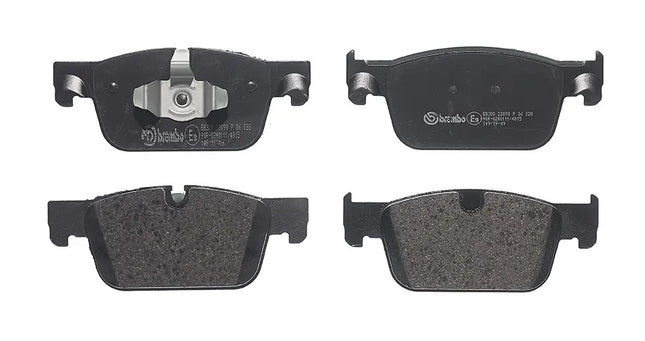 Brembo P86028 brake pads, top view
