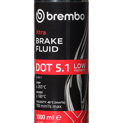 Brembo brake fluid canister on a white background