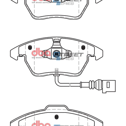 DBA DB1849SS Street Series brake pads