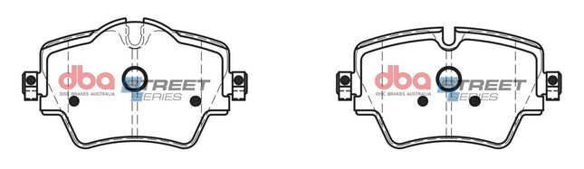 DBA DB2377SS Street Series brake pads